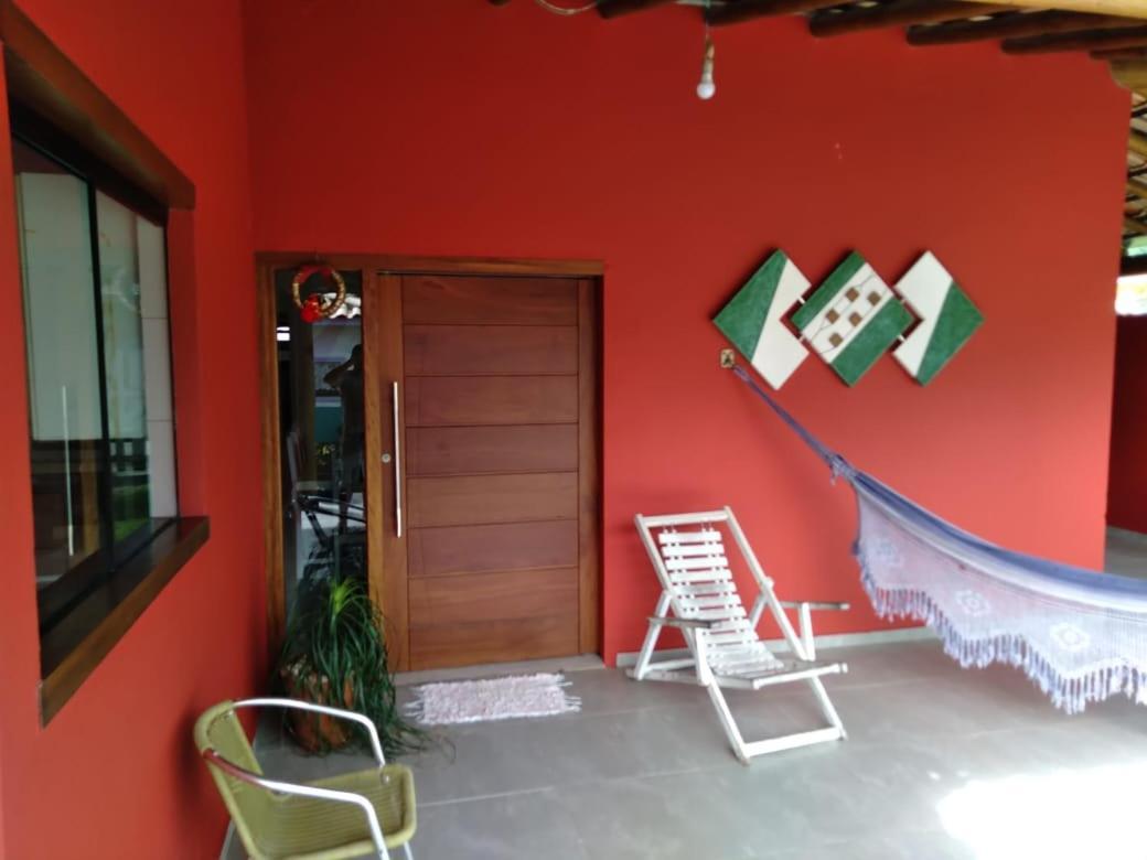 Casa Praia. Linda Varanda Para Um Cochilo Na Rede ウバトゥバ エクステリア 写真